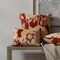 Red Floral Woven Pattern Upholstery Fabric by The Yard - SKU: Beverly Wine